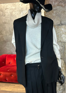 GILET OUVERT COTES