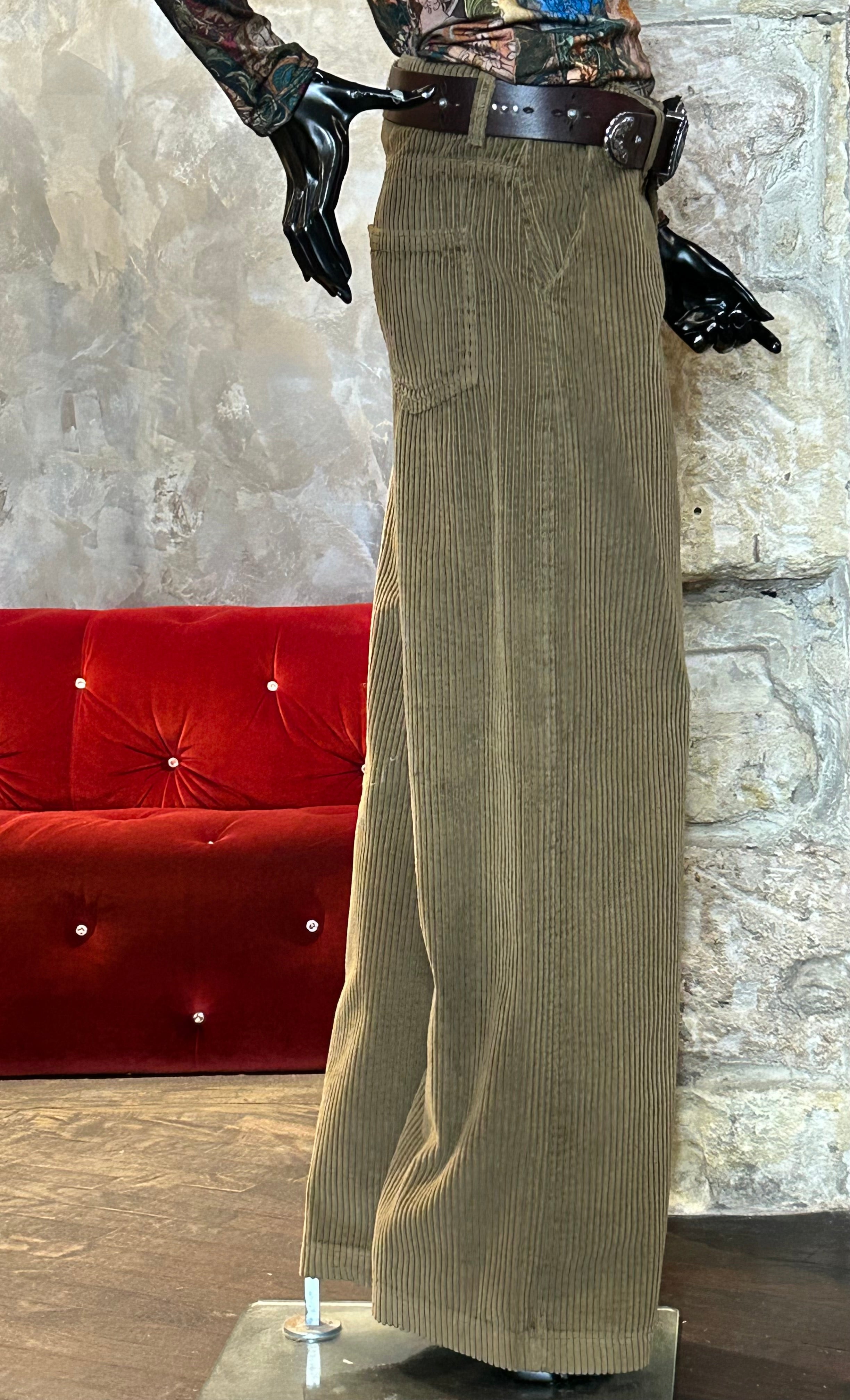 PANTALON COTE CORDE LIGHT KAKI