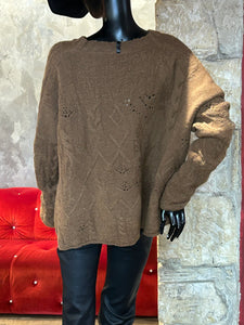 PULL COL ROND CAMEL
