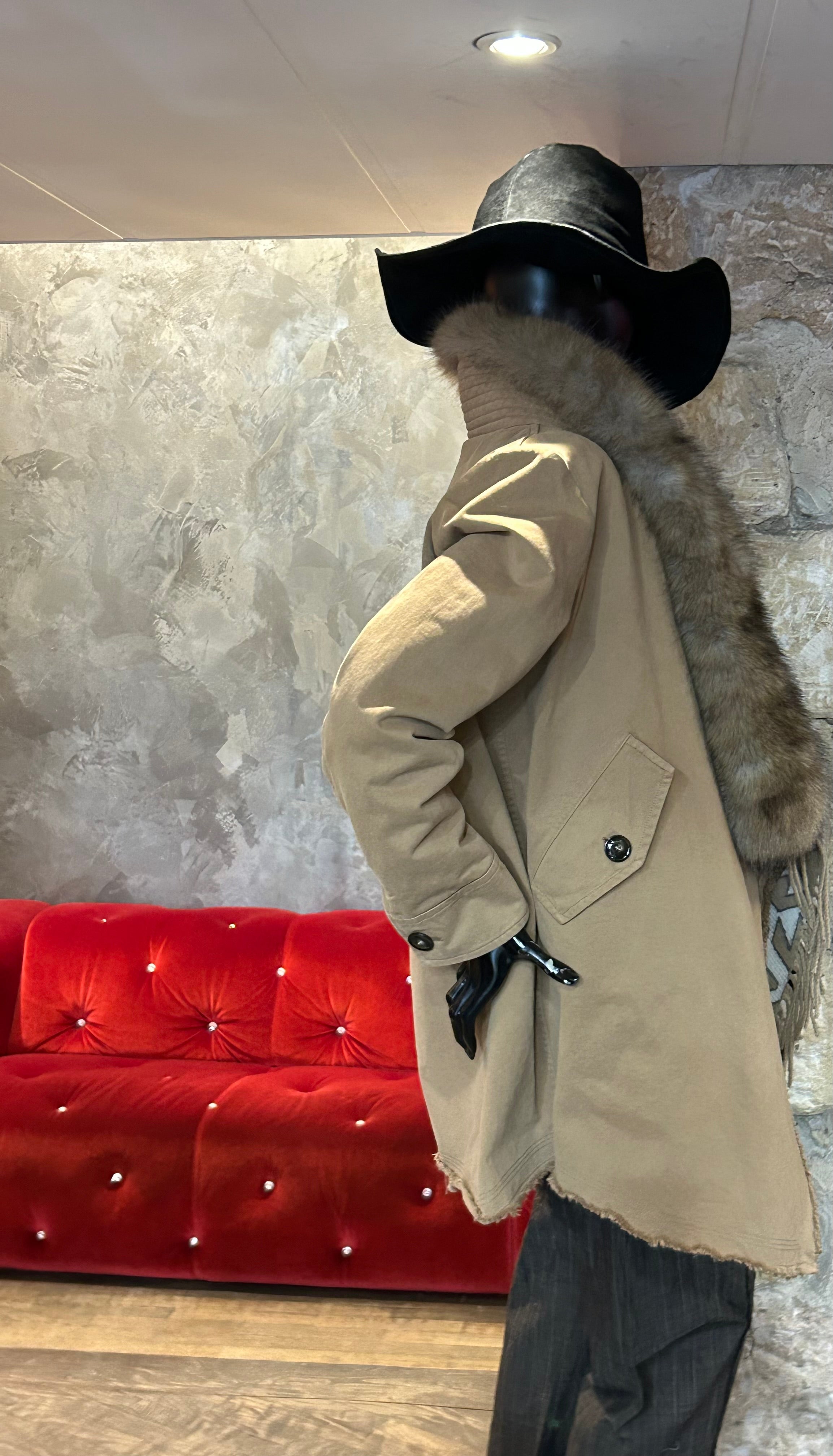 MANTEAU FRANGES WEST