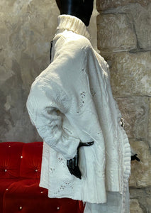 CARDIGAN OVERSIZE ECRU