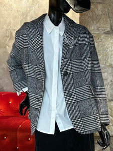 VESTE BLAZER COURTE OVERLIGHT