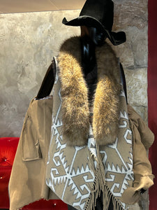 MANTEAU FRANGES WEST