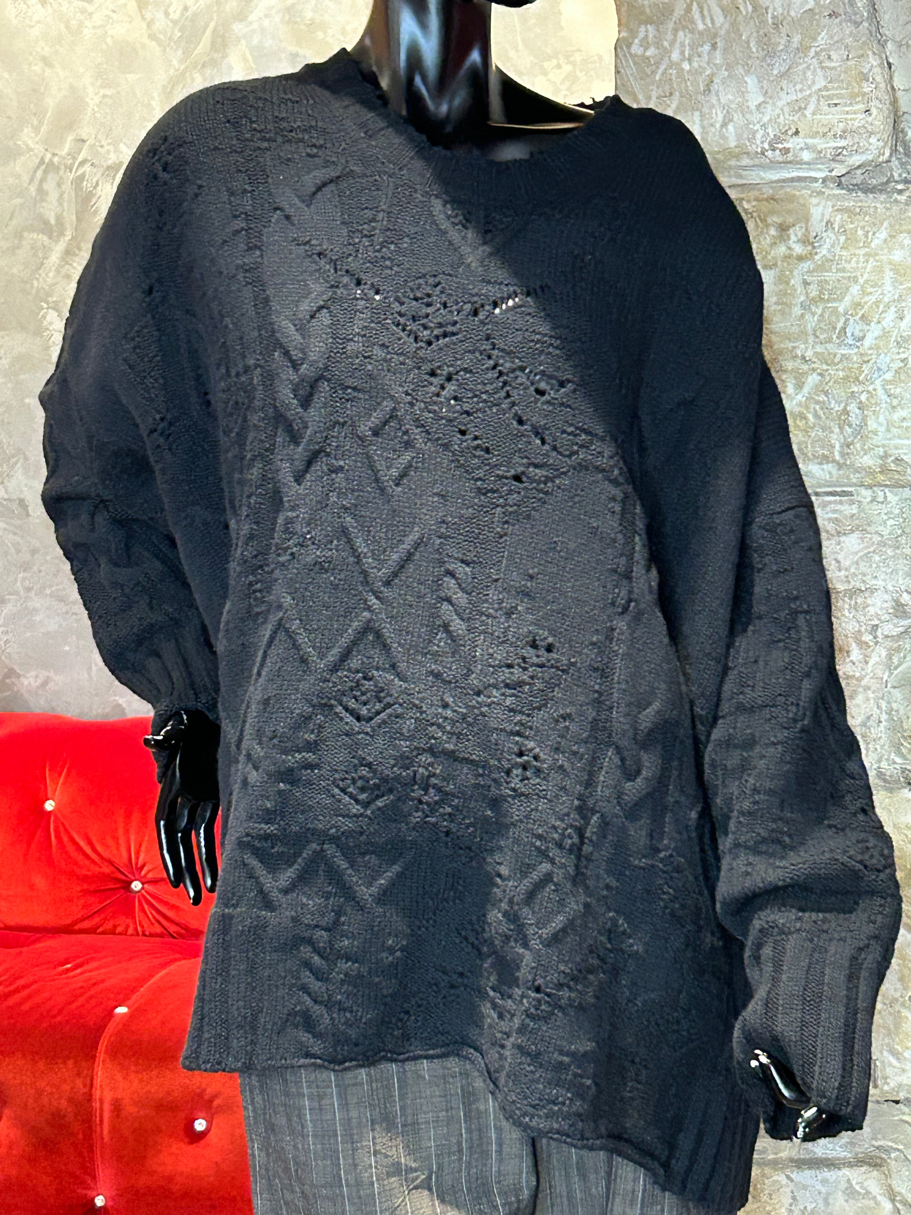PULL OVER LONG BLACK