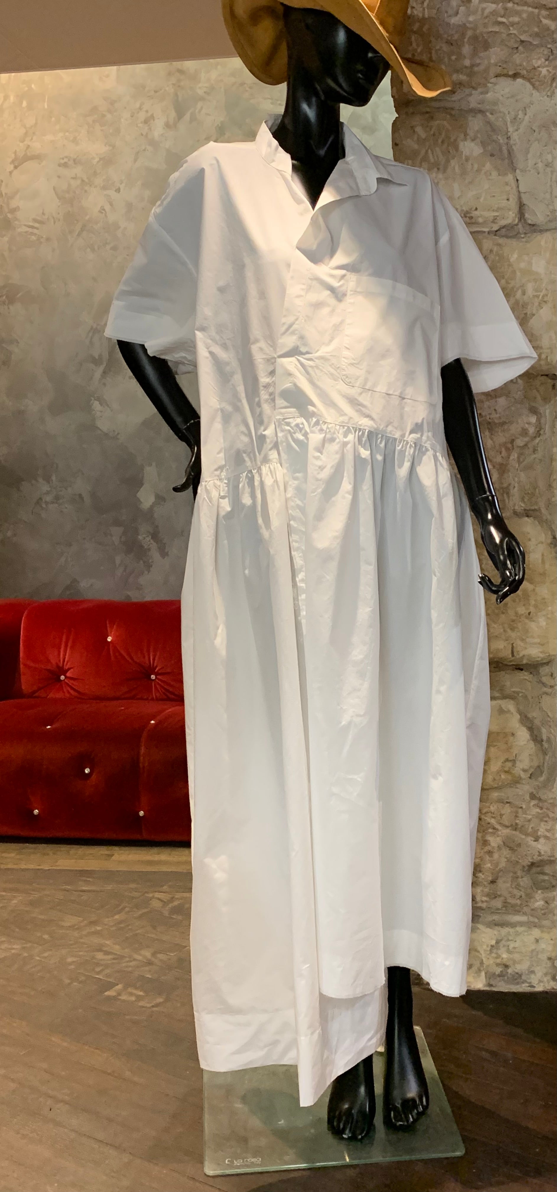 ROBE BLANCHE OVERSIZE