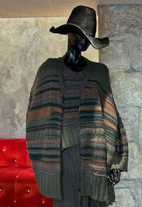 CARDIGAN OVERSIZE ZIPPÉ