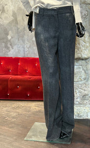 PANTALON LARGE CHEVRONS