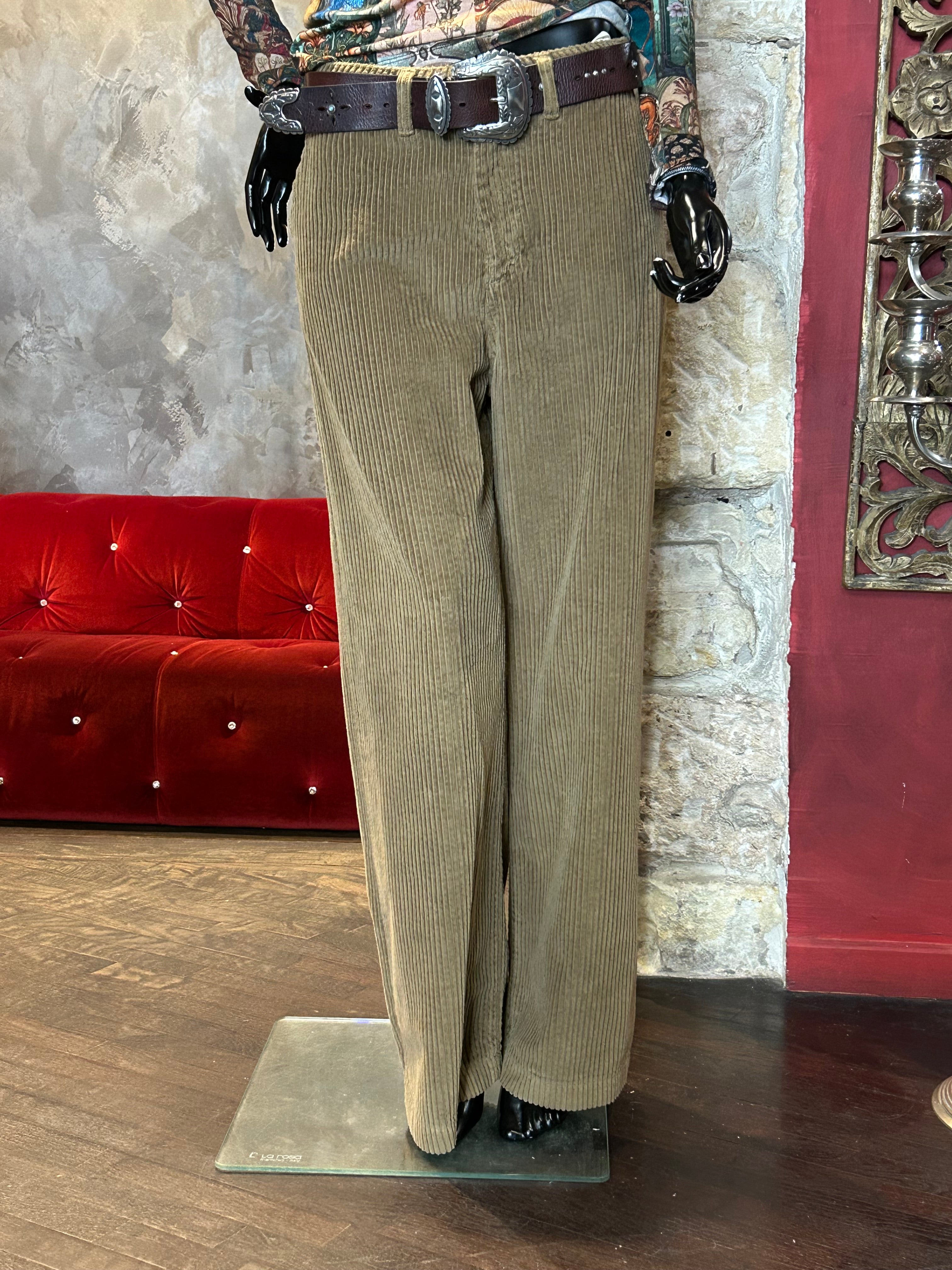 PANTALON COTE CORDE LIGHT KAKI