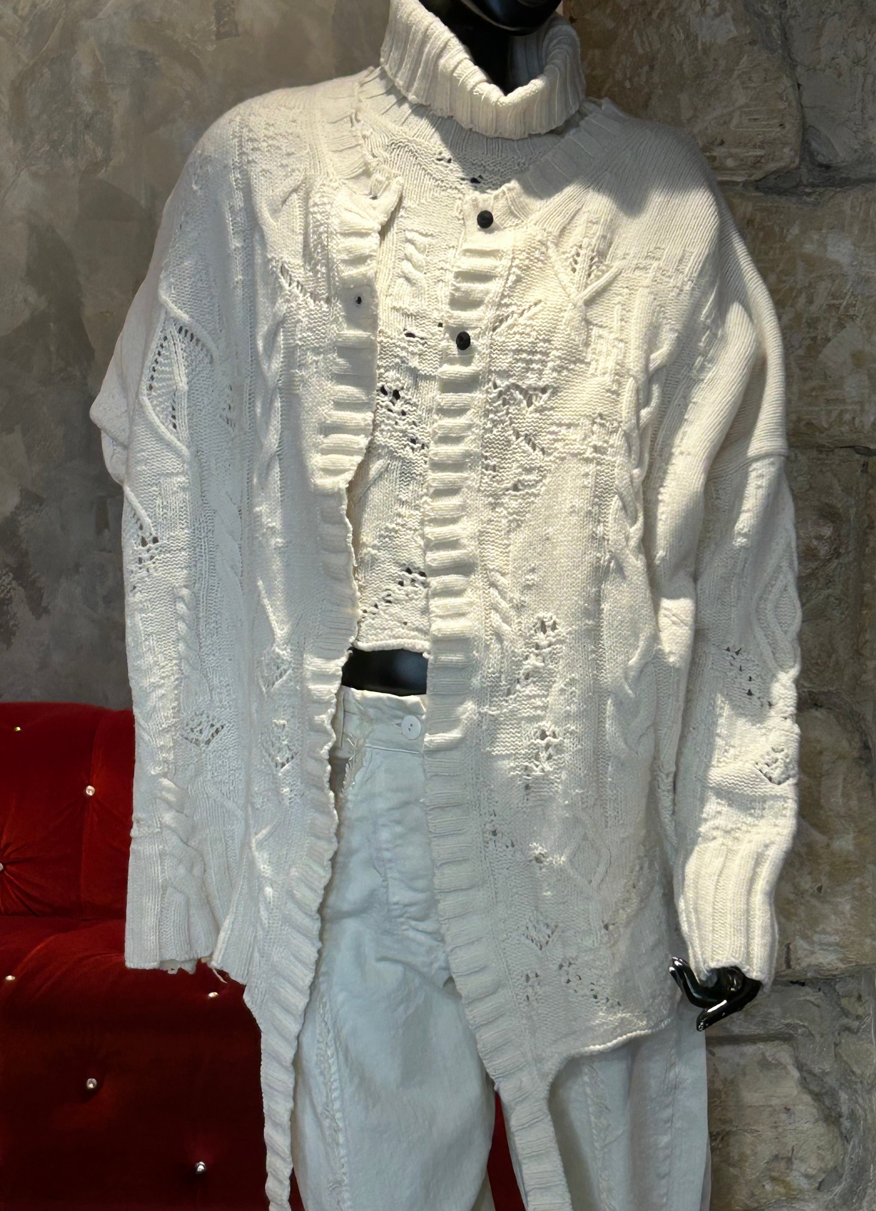 CARDIGAN OVERSIZE ECRU