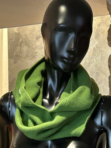 CAGOULE ÉCHARPE VERT POMME