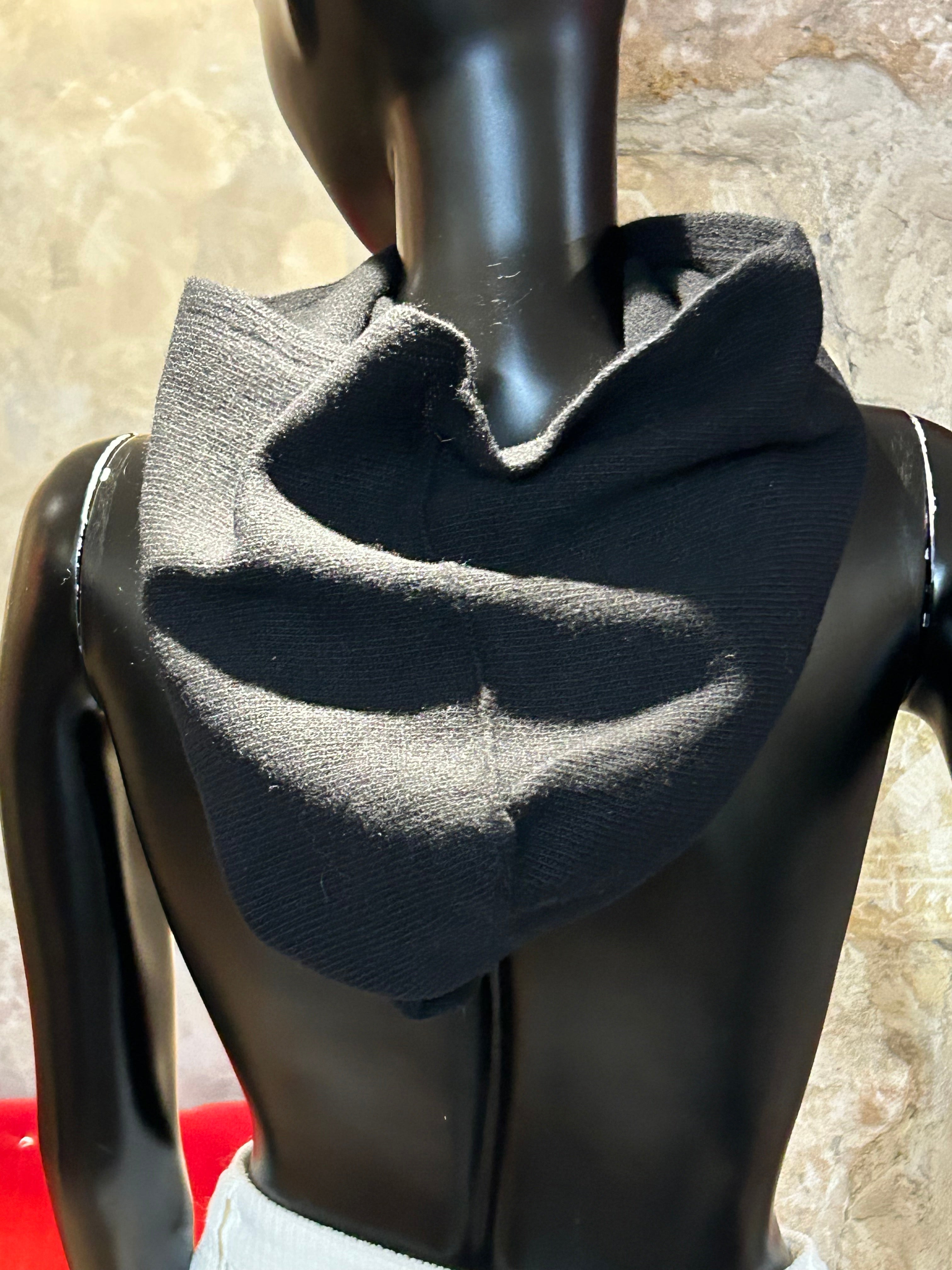 CAGOULE ÉCHARPE NOIRE