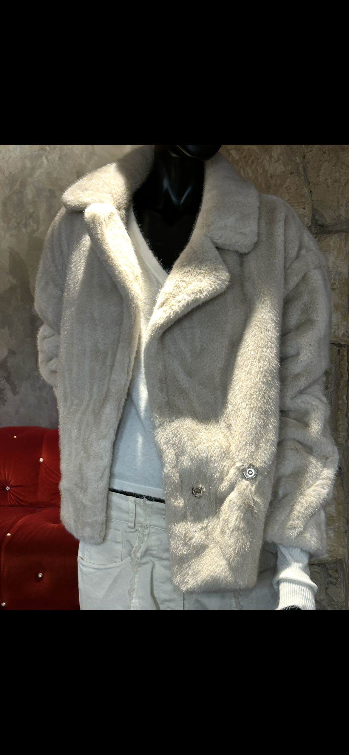 FAUSSE FOURRURE IVOIRE