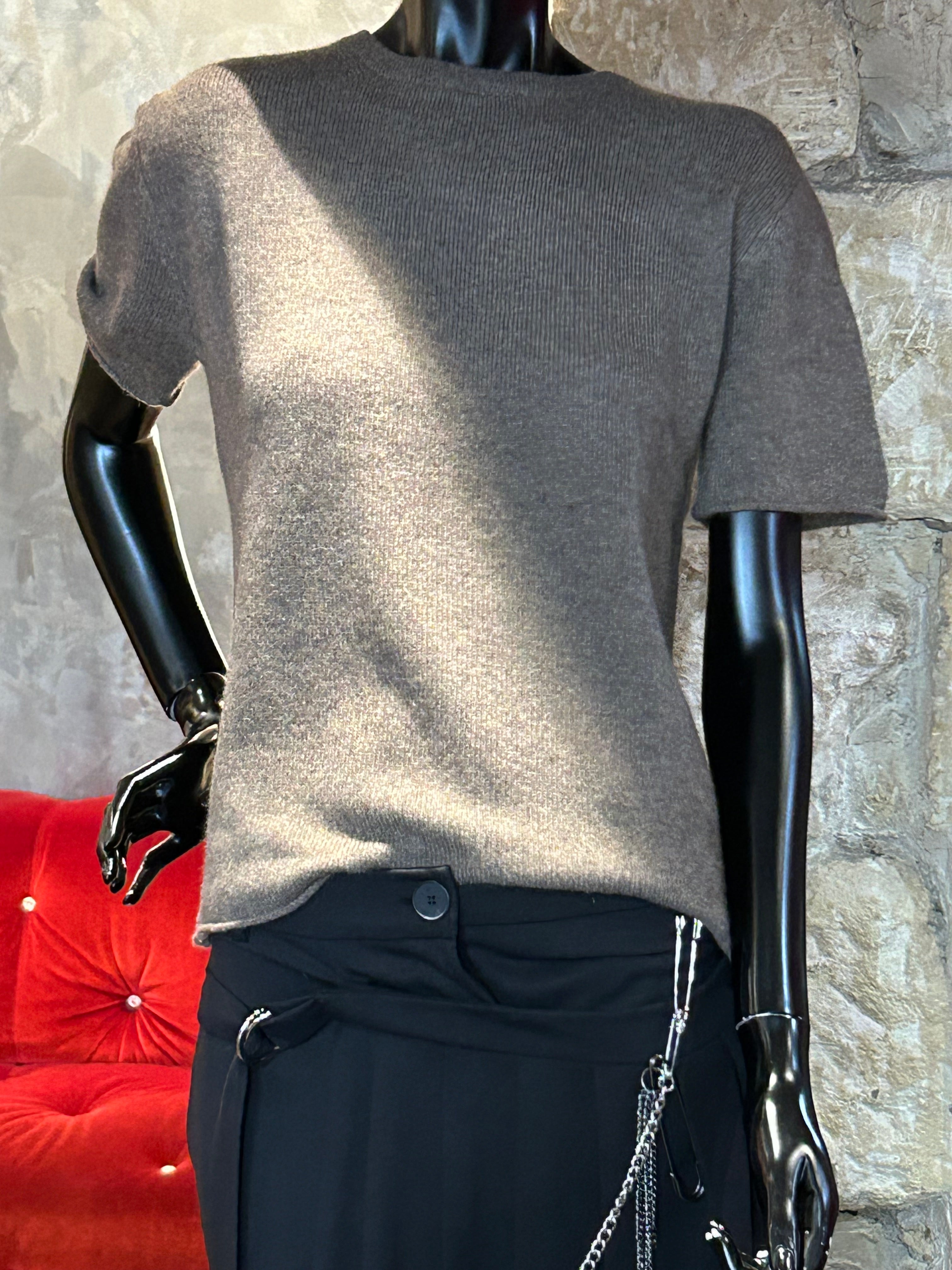 PULL MANCHES COURTES CACHEMIRE