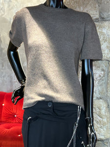 PULL MANCHES COURTES CACHEMIRE