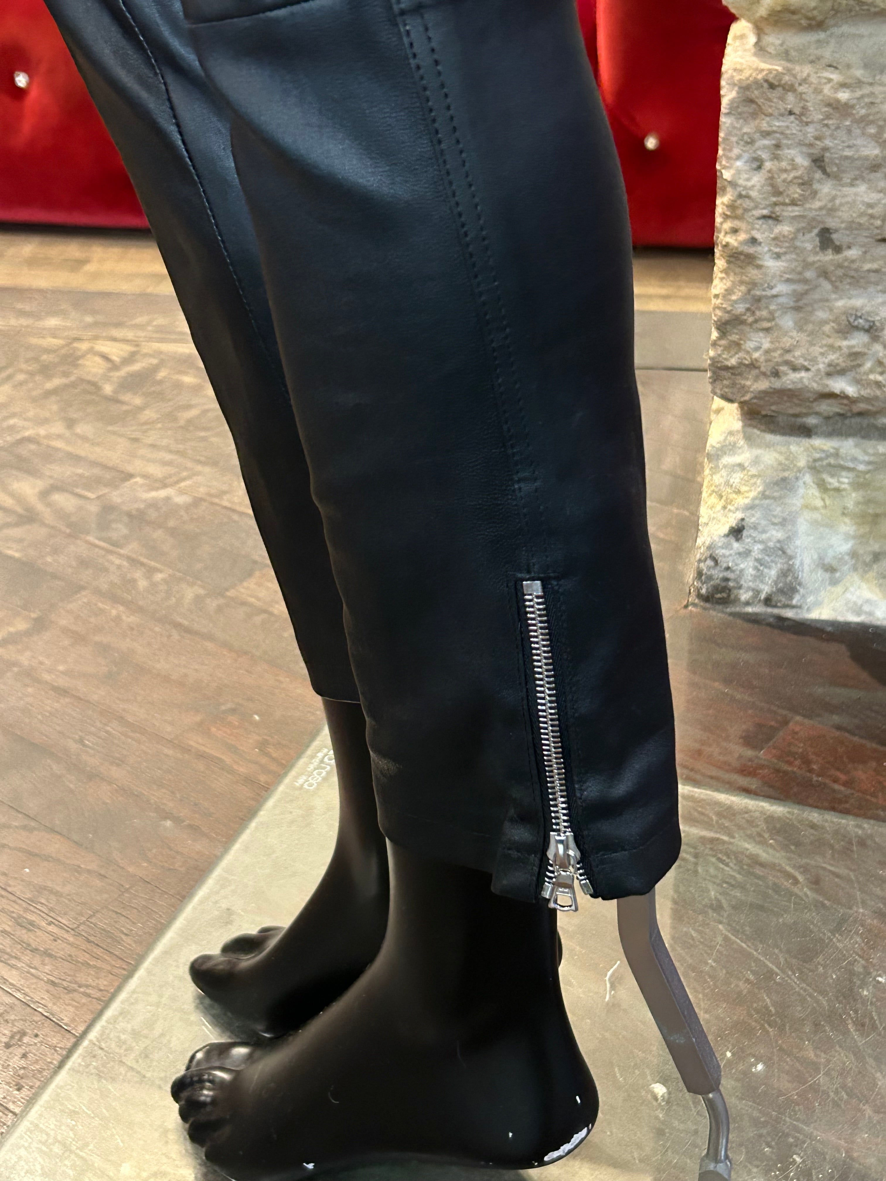 BIKER CUIR STRETCH VENTCOUVERT