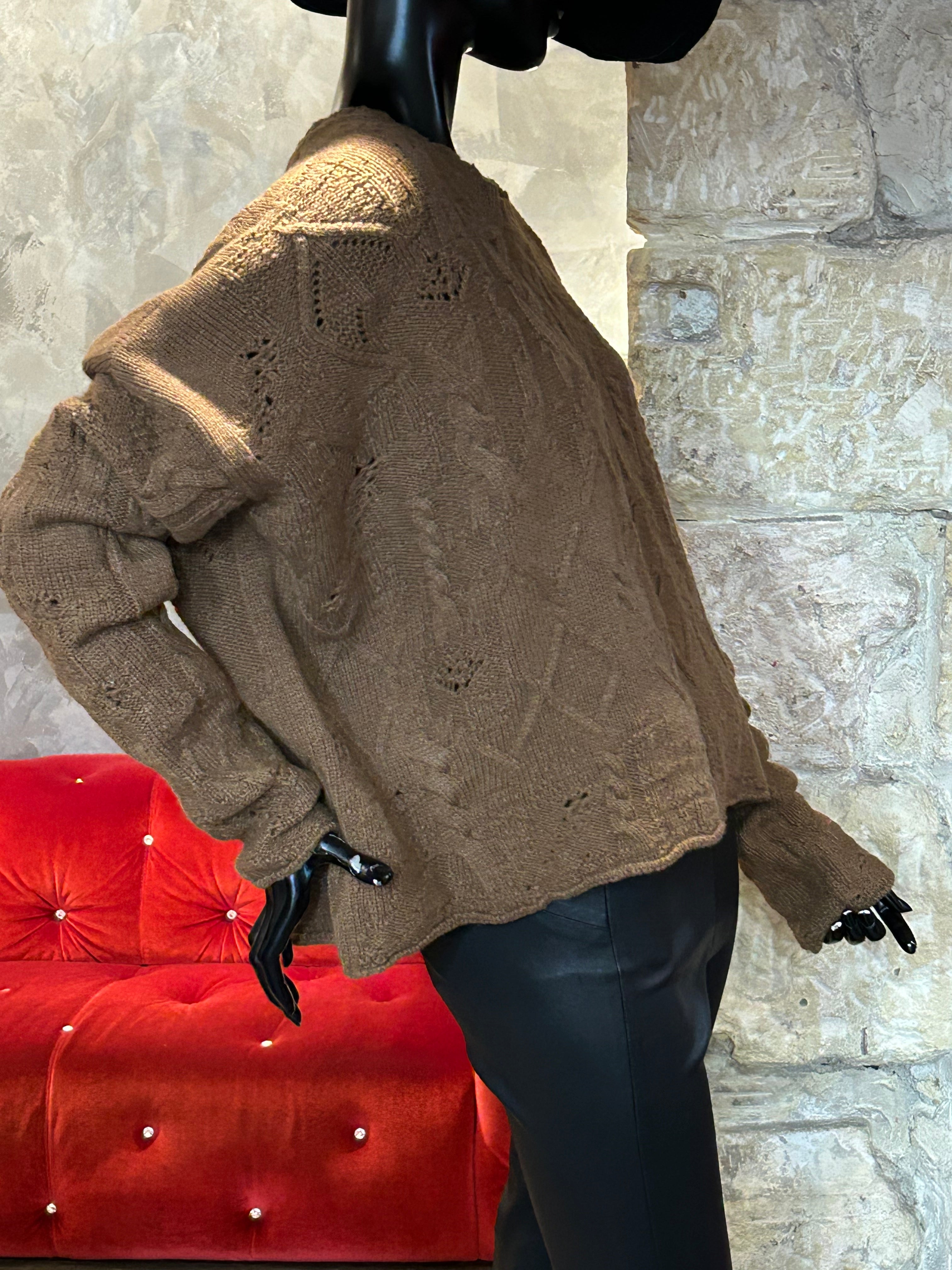PULL COL ROND CAMEL