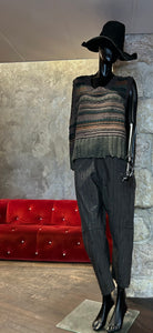 PULL SANS MANCHES A BANDES
