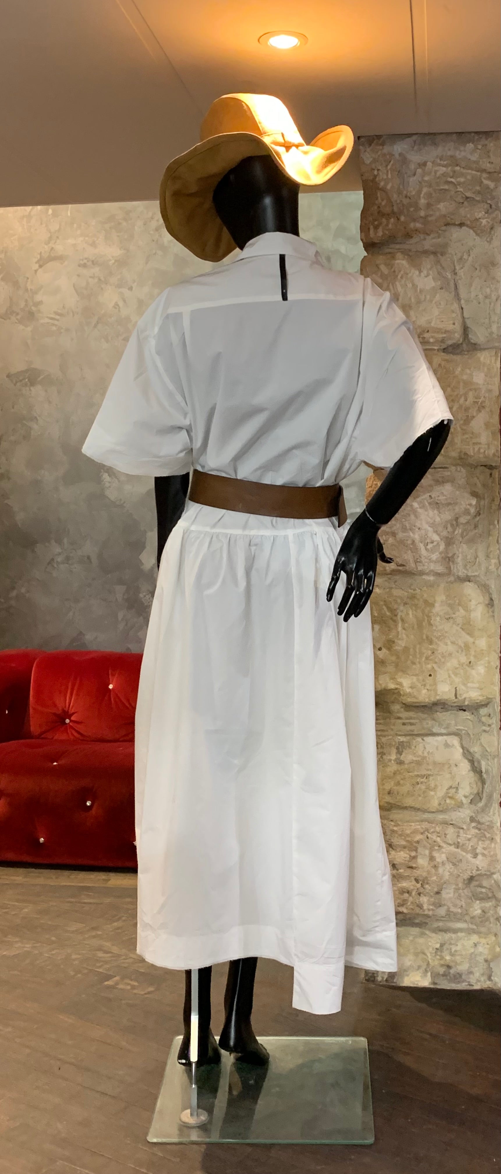 ROBE BLANCHE OVERSIZE