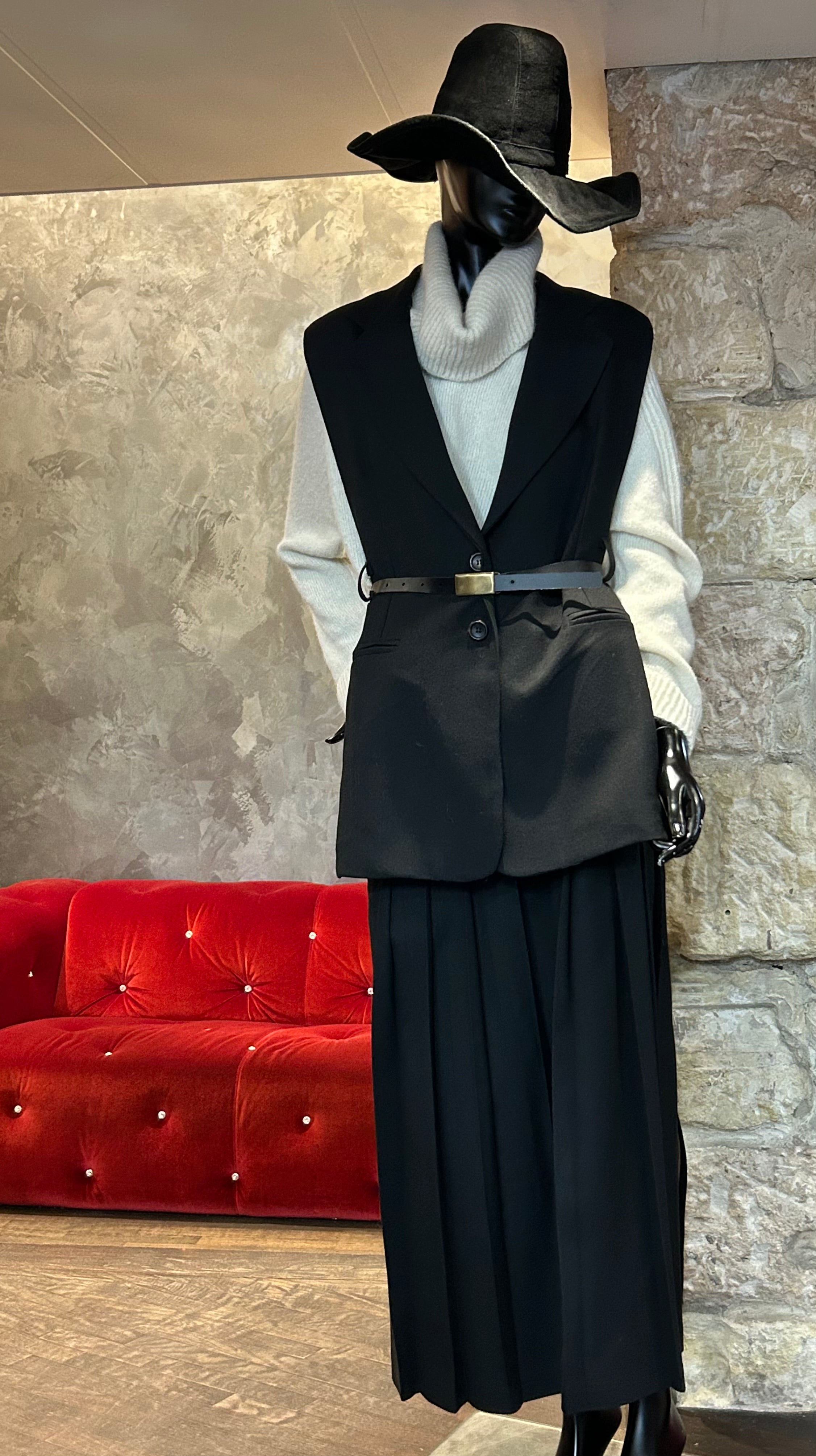GILET OUVERT COTES