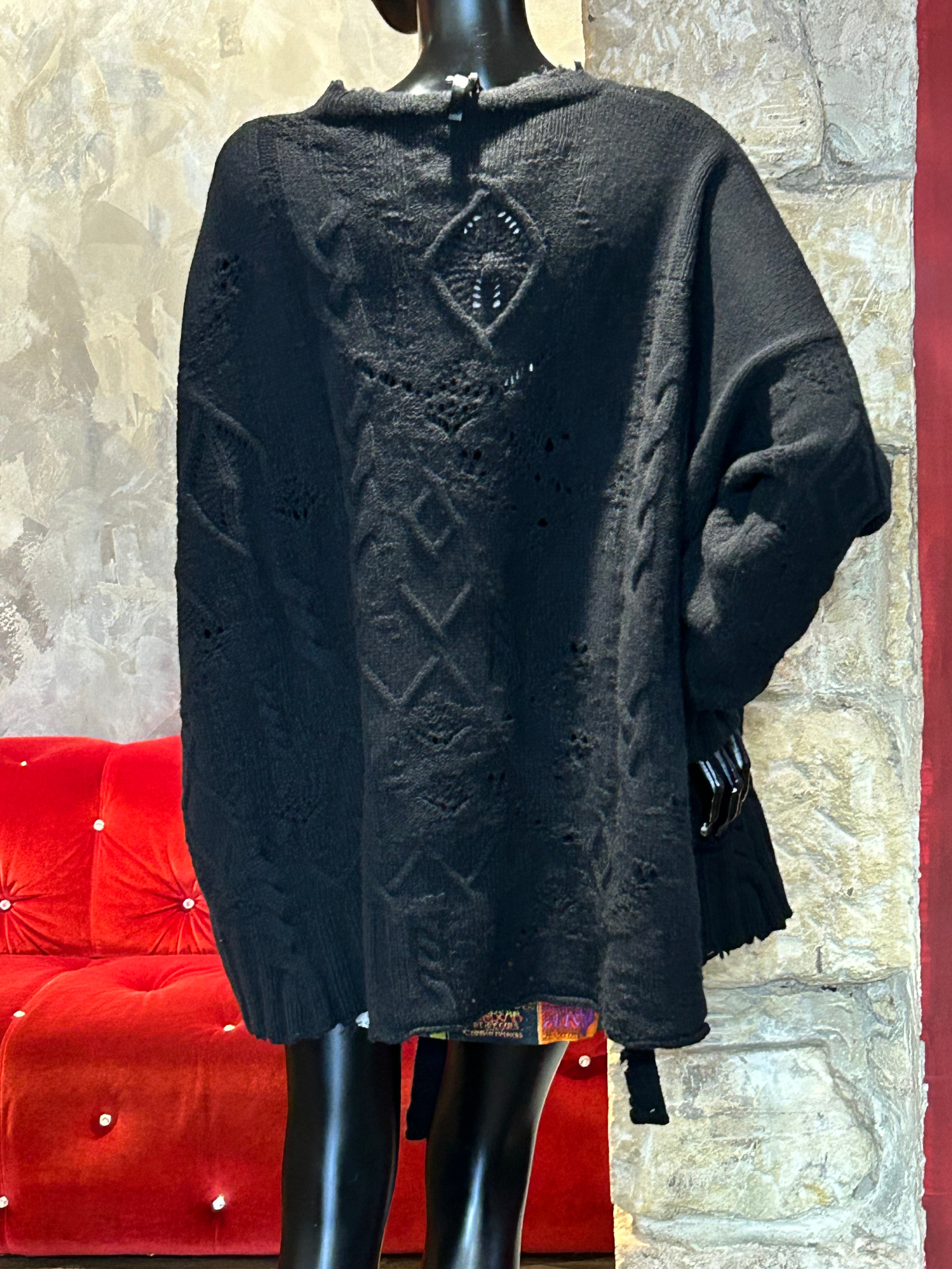 CARDIGAN OVERSIZE S.N NOIR