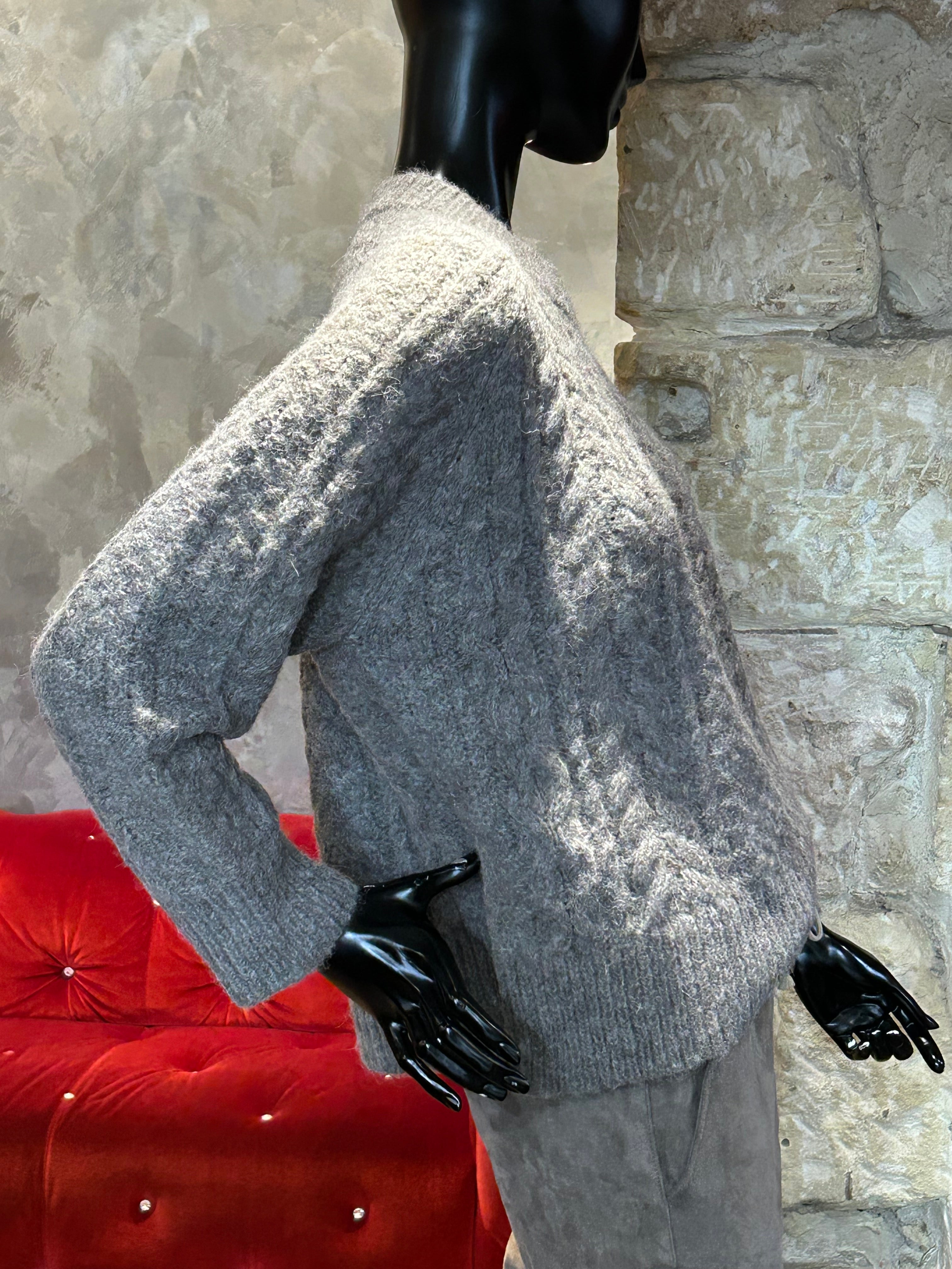 PULL LAINE TORSADÉE BABY ALPAGA