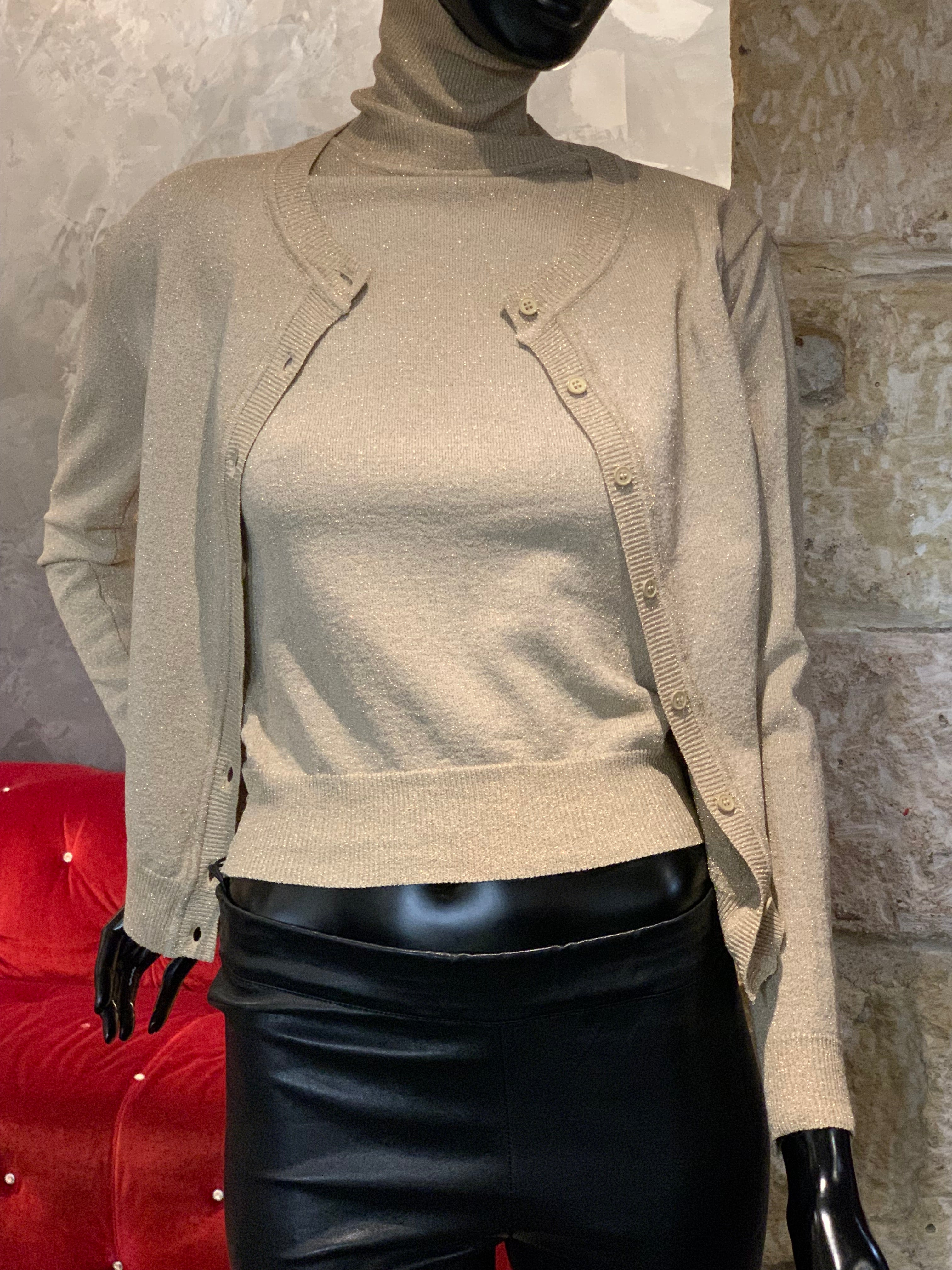 PULL TWIN SET DORÉ