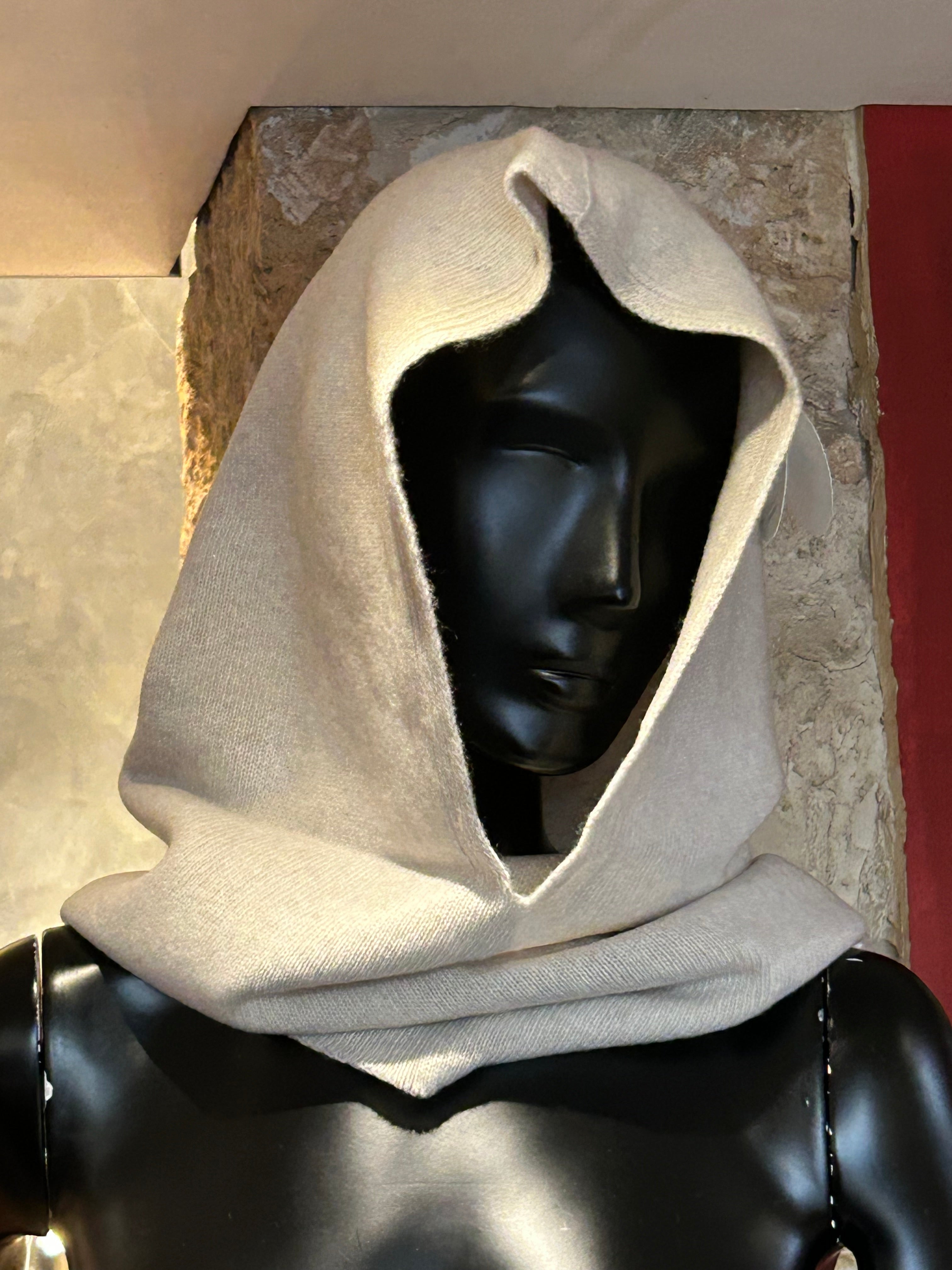 CAGOULE ÉCHARPE ECRUE