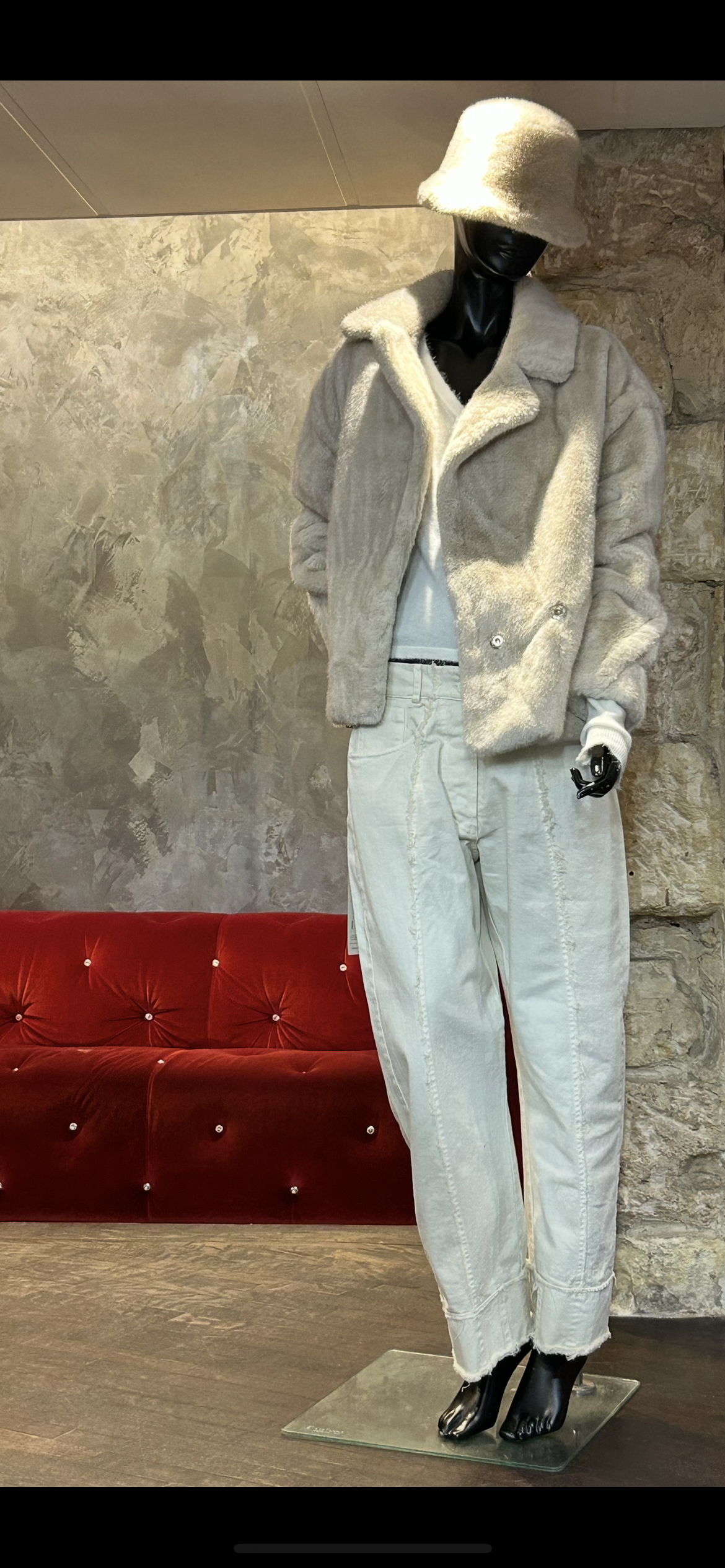 FAUSSE FOURRURE IVOIRE