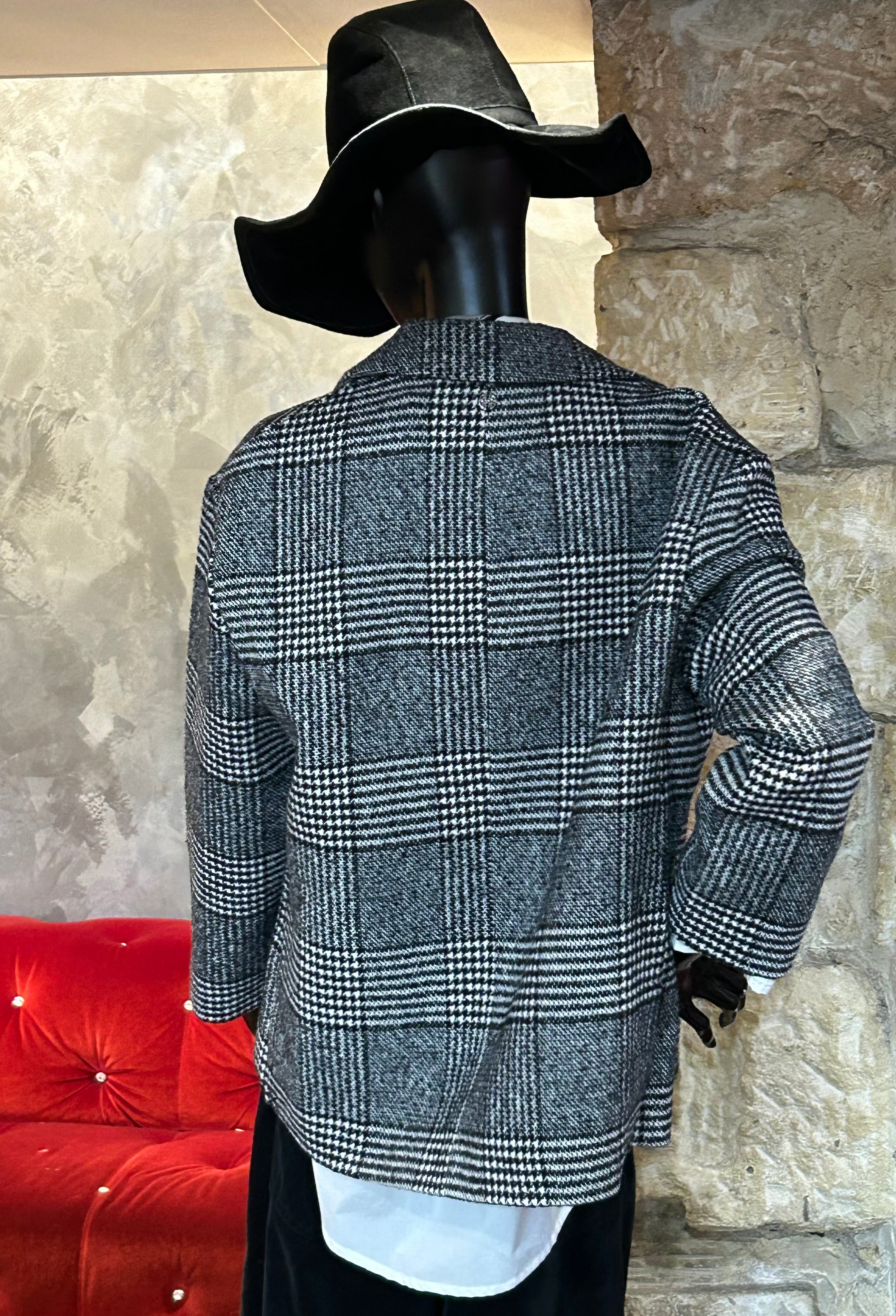 VESTE BLAZER COURTE OVERLIGHT