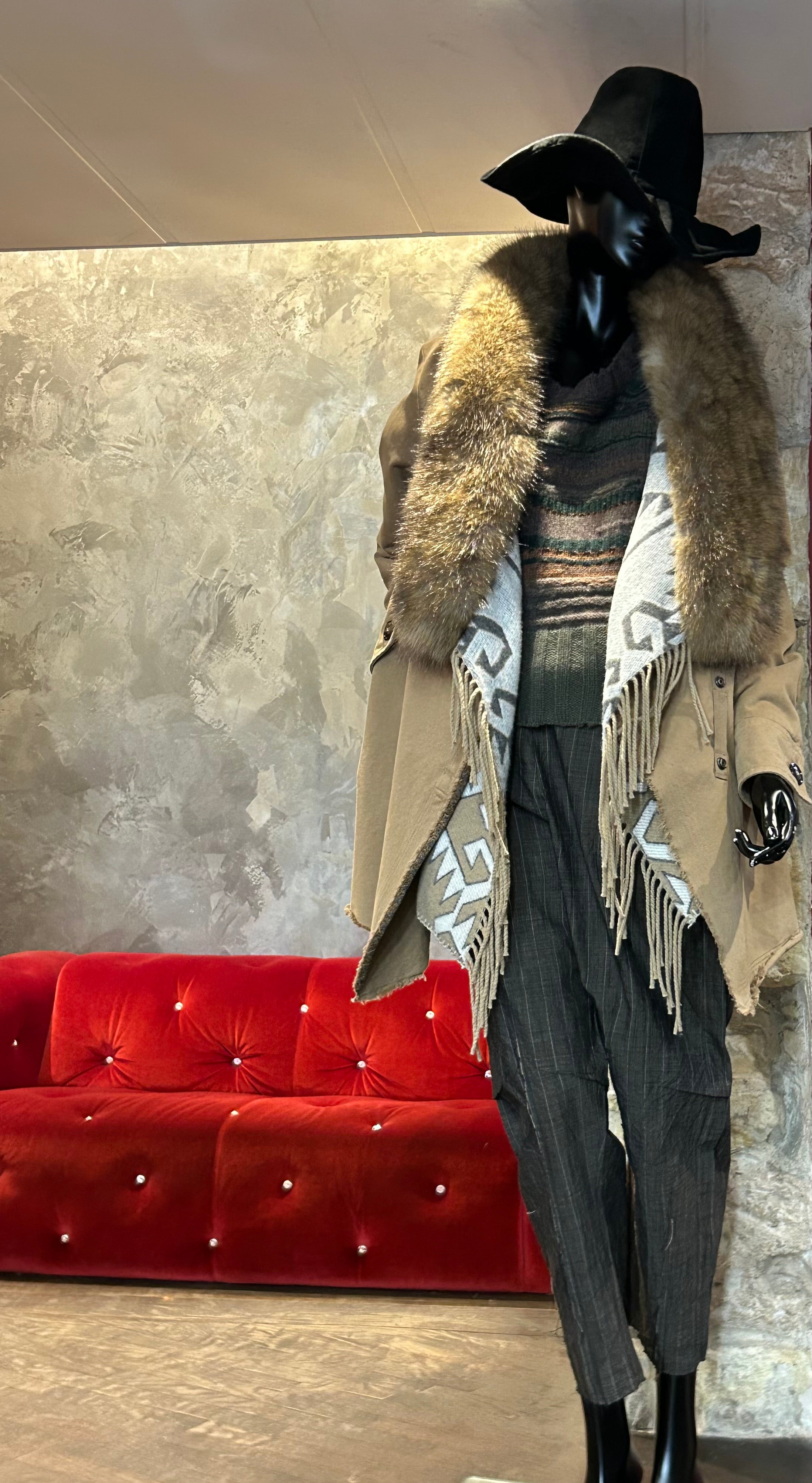 MANTEAU FRANGES WEST