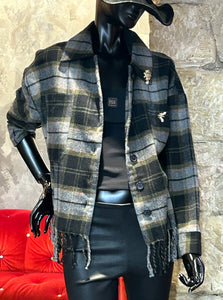 VESTE FRANGÉE