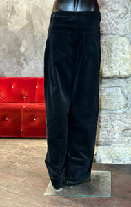 PANTALON VELOURS ZIP BIAIS