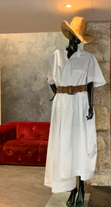 ROBE BLANCHE OVERSIZE