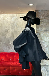 CHEMISE NOIRE OVER