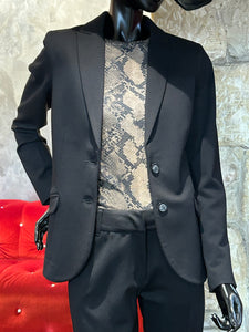VESTE CEINTRÉE COURTE DE COSTUME