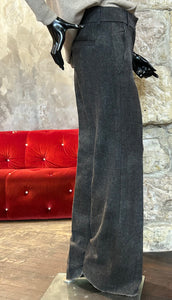 PANTALON LARGE CHEVRONS