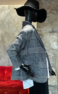 VESTE BLAZER COURTE OVERLIGHT