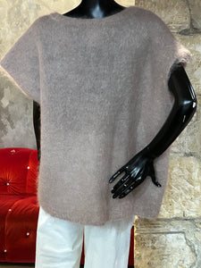 PULL SANS MANCHES MOHAIR
