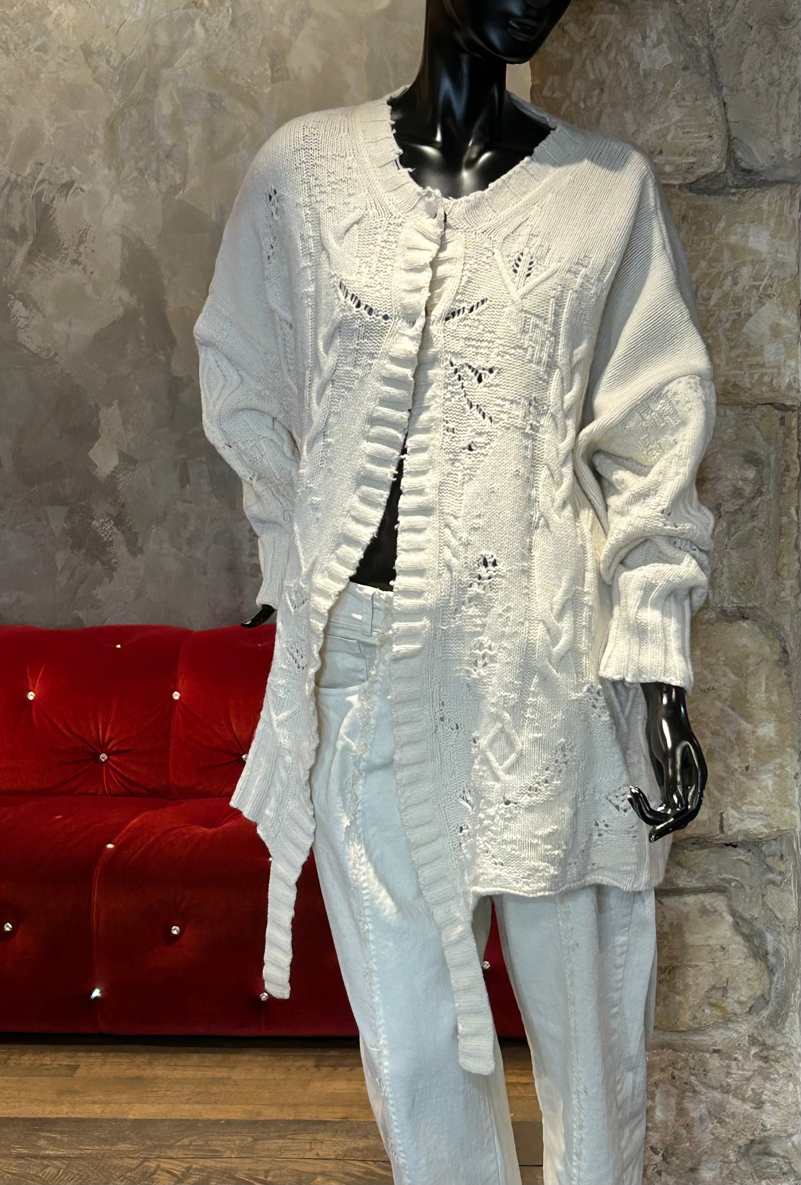 CARDIGAN OVERSIZE ECRU