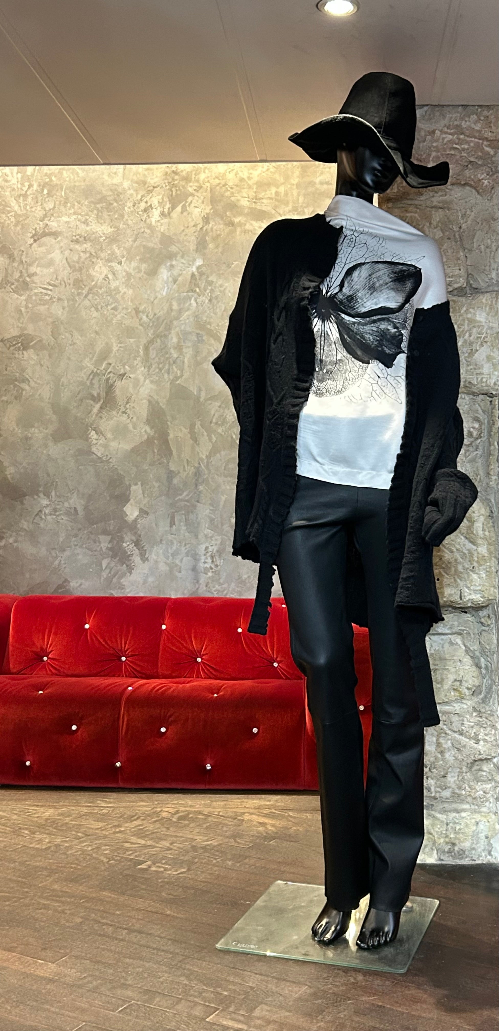CARDIGAN OVERSIZE S.N NOIR