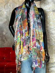 LONG FOULARD PSYCHÉ