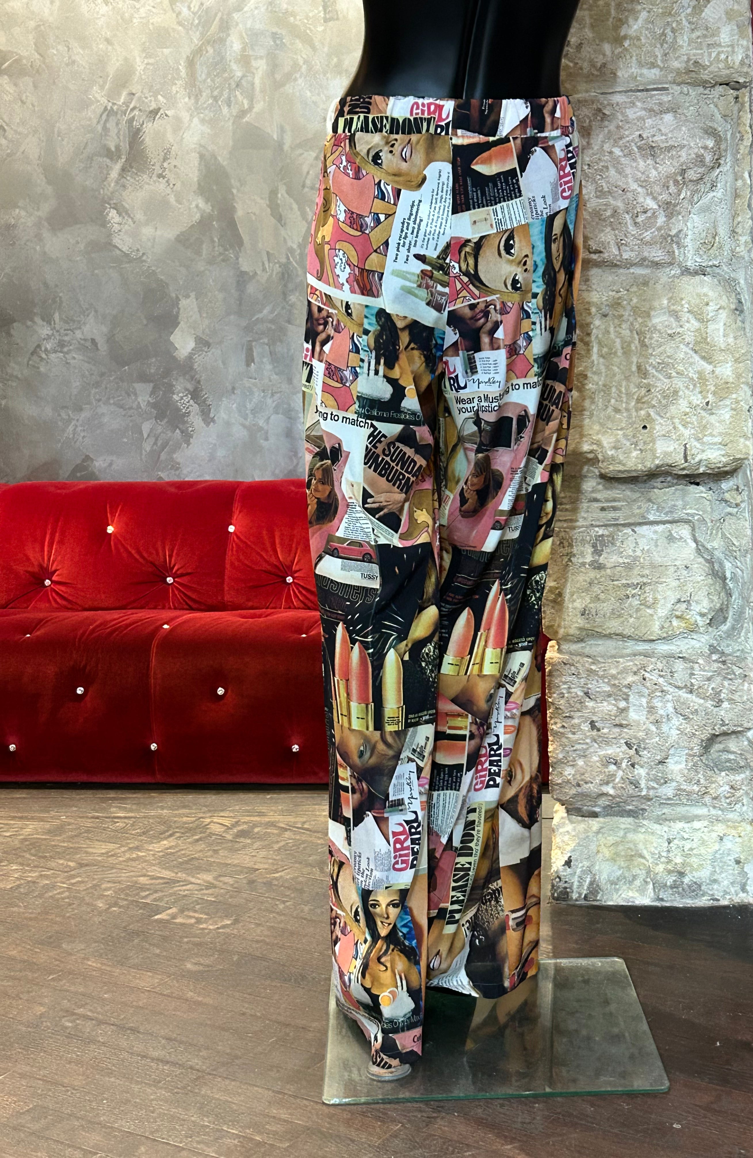 PANTALON SOIE LIPSTICK