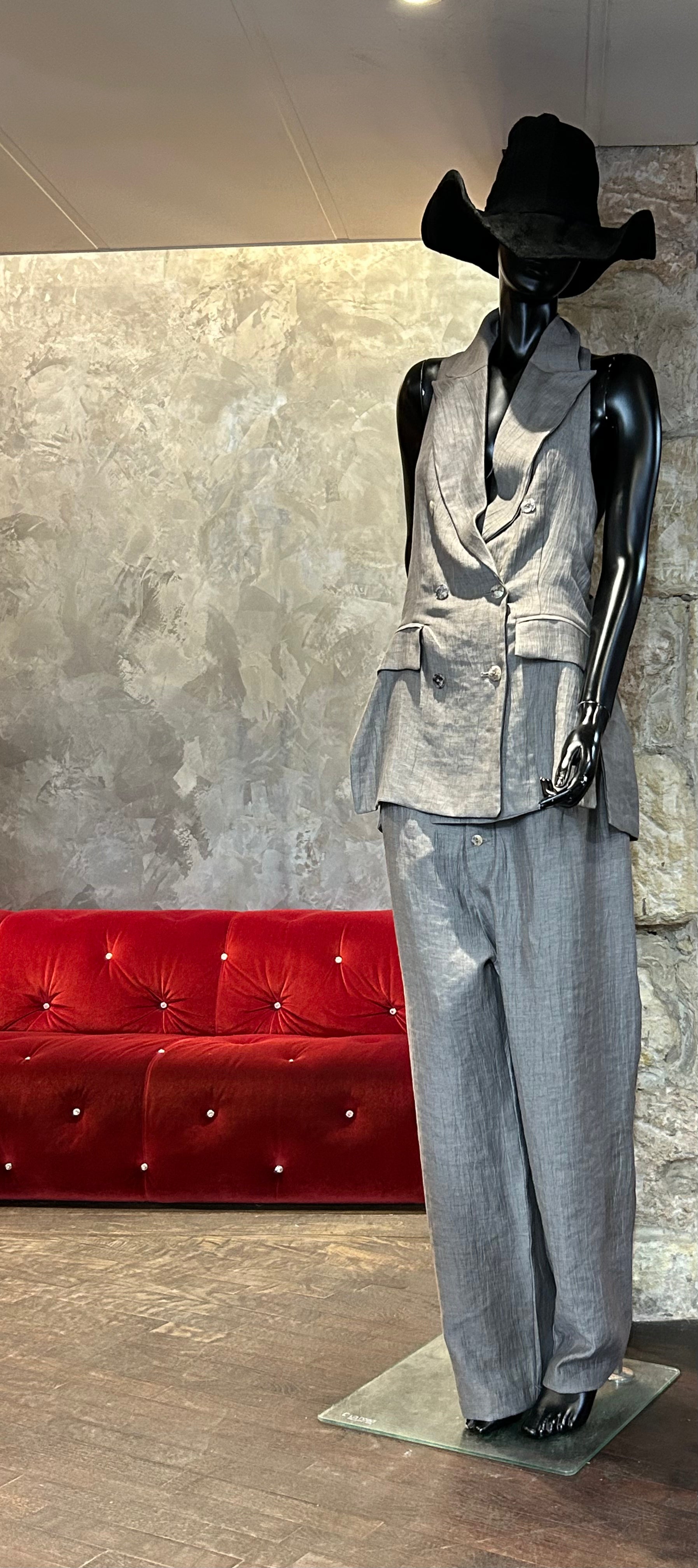 GILET LONG DE COSTUME