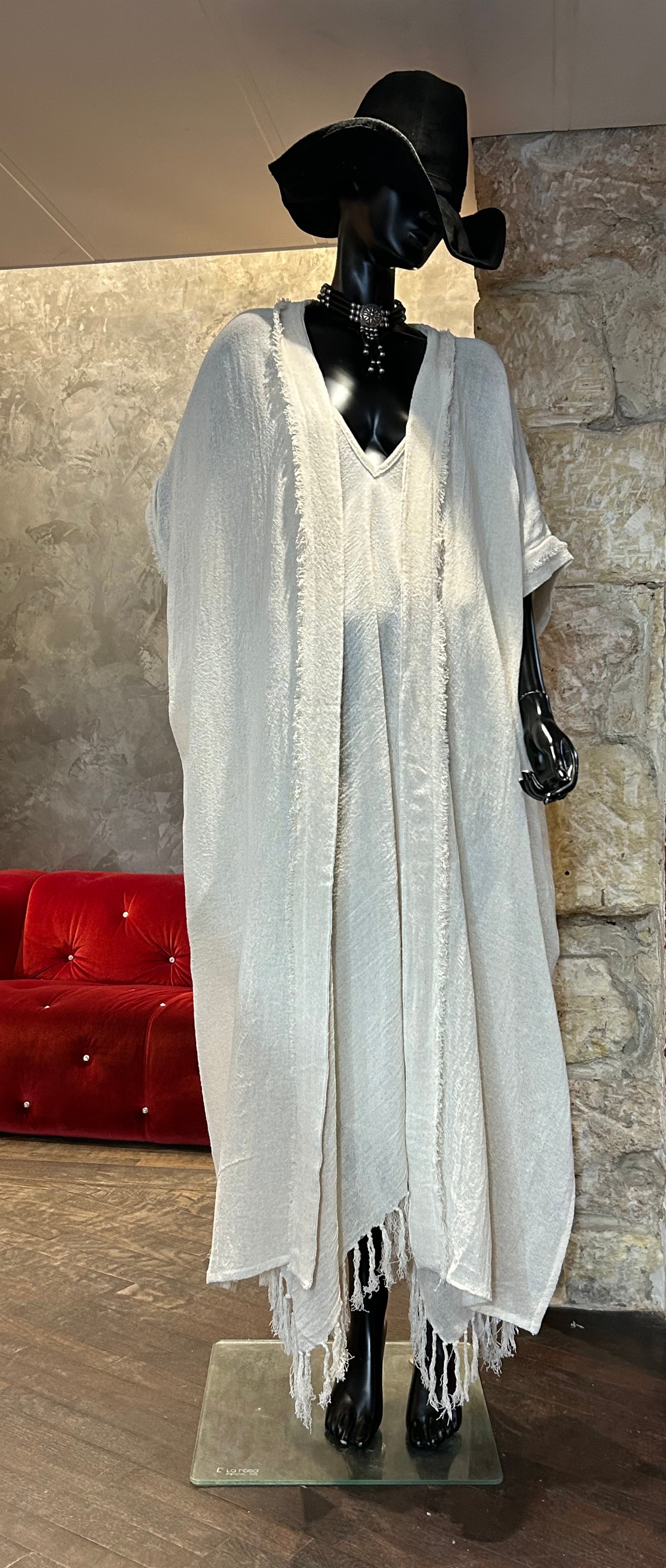 GILET DESERT ECRU