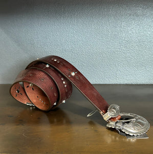 CEINTURE WESTERN CHOCO