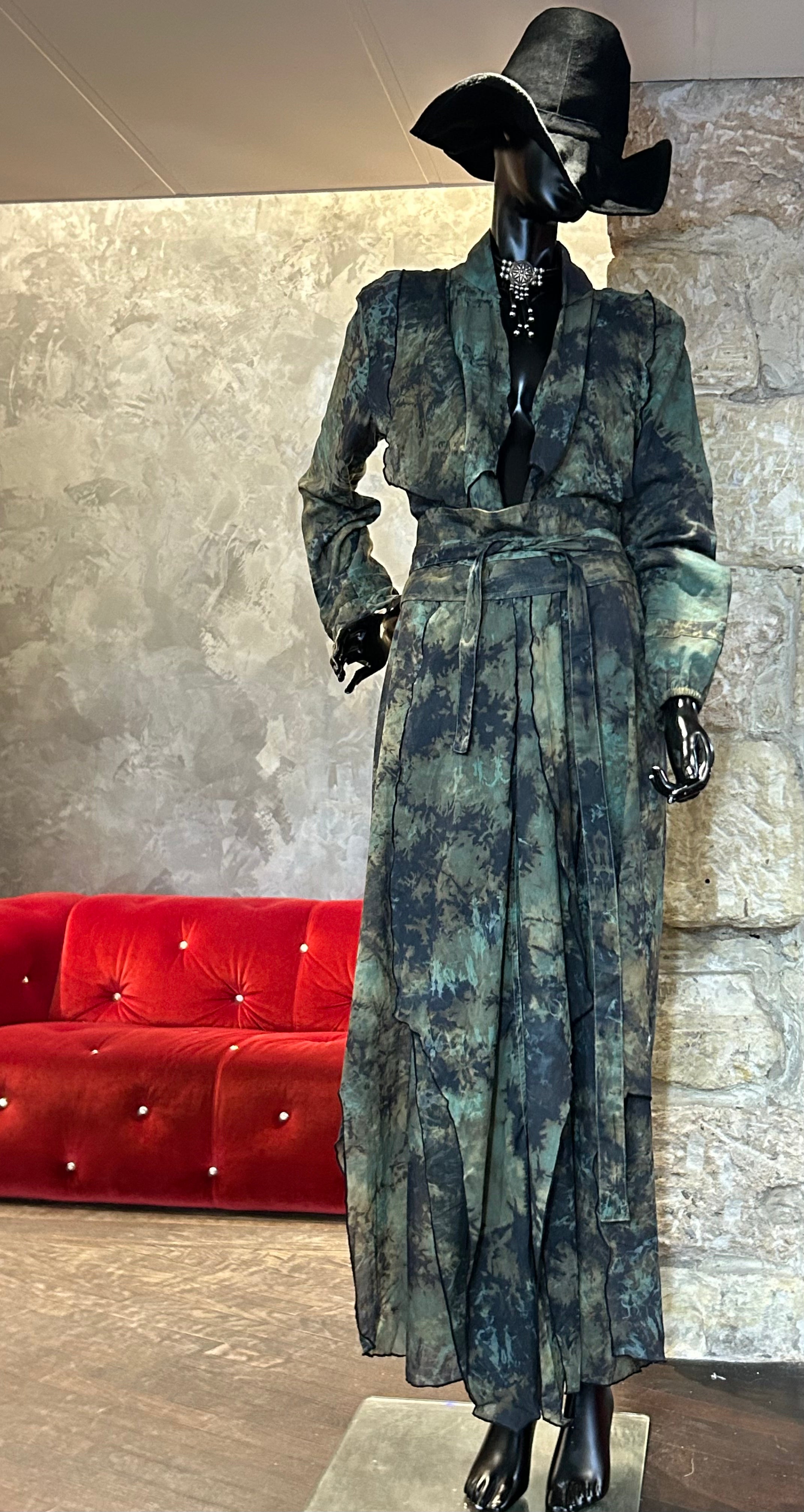 ROBE MANTEAU TIE