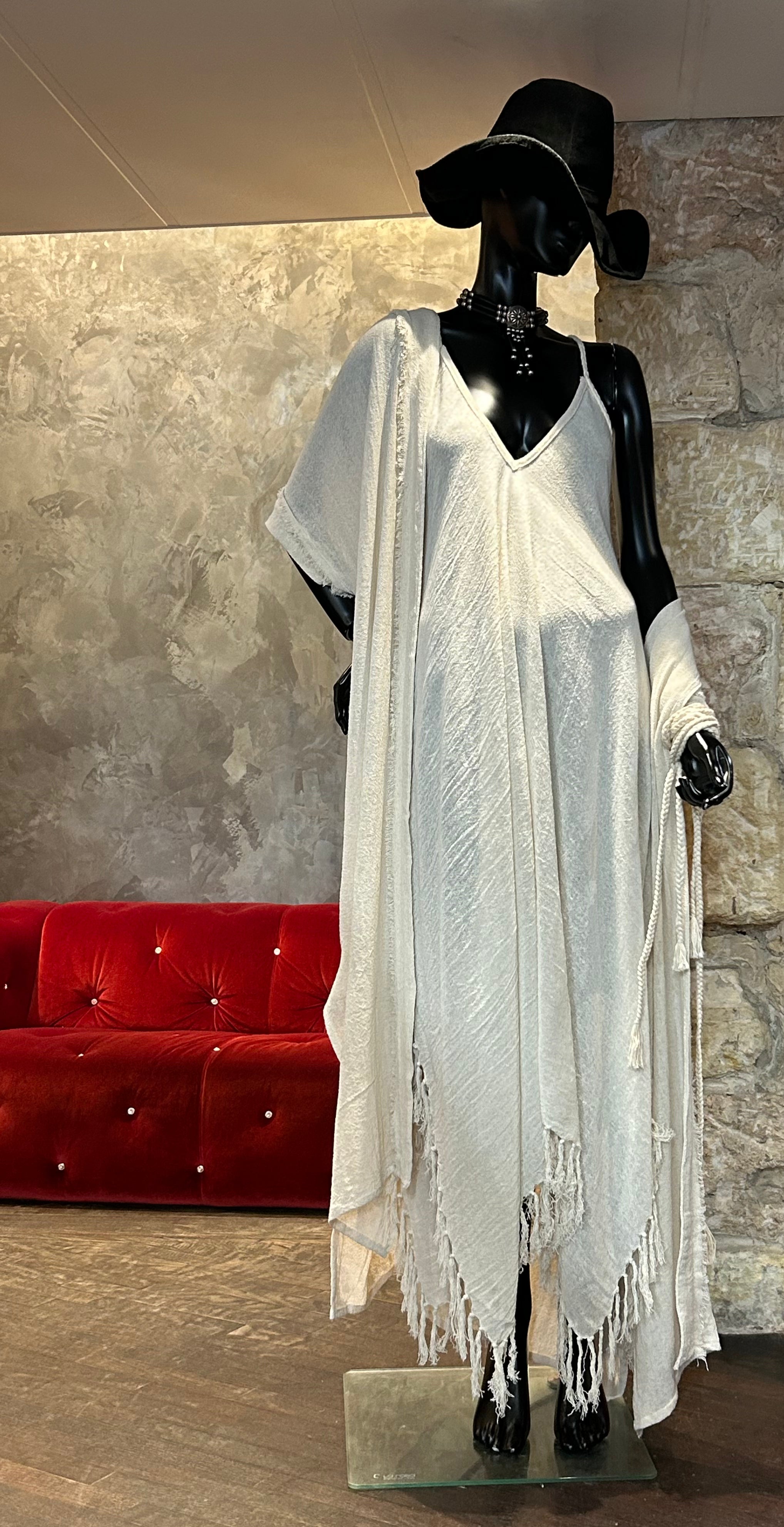 GILET DESERT ECRU