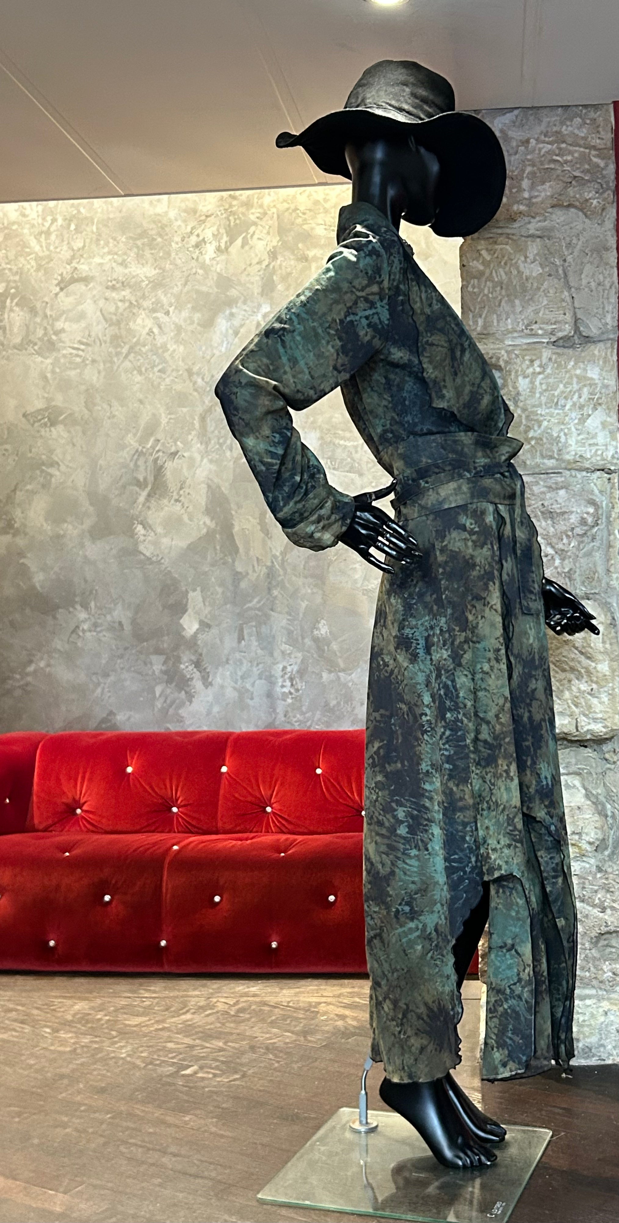 ROBE MANTEAU TIE