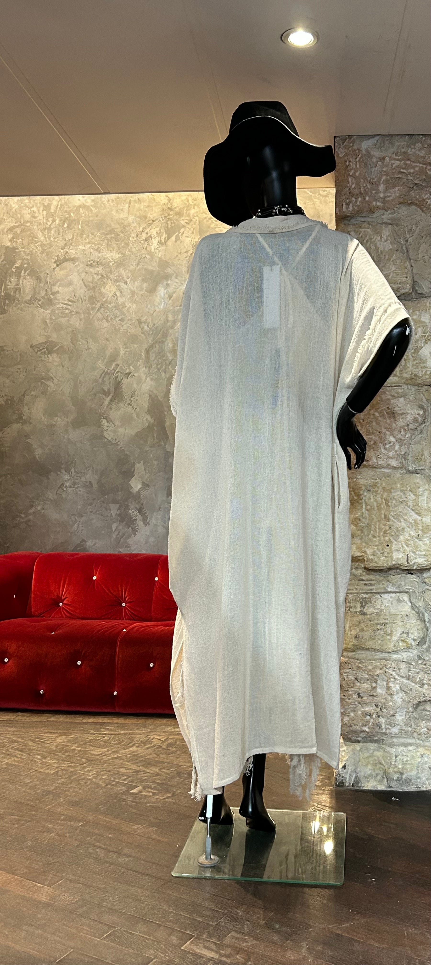 GILET DESERT ECRU