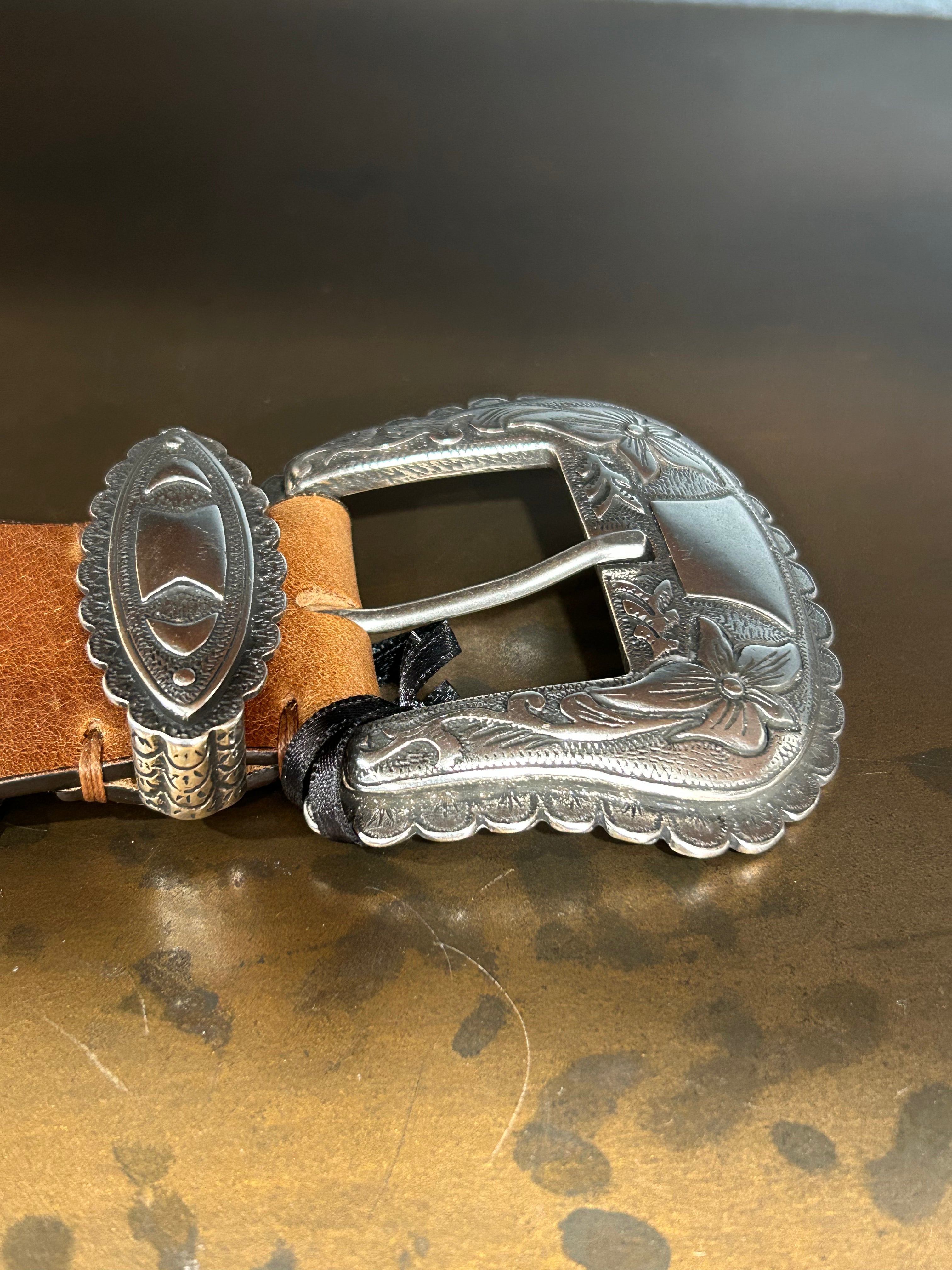 CEINTURE WESTERN TAN